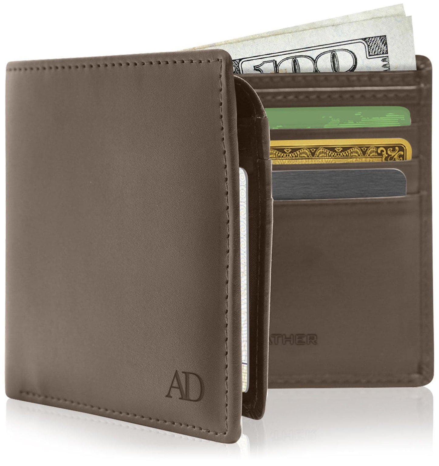 Vegan Leather Bifold Wallet