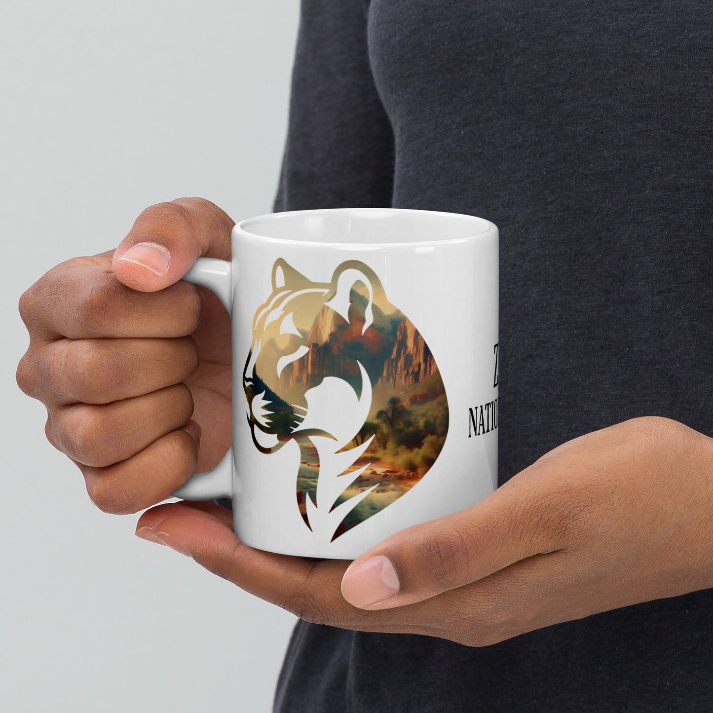 Zion Park Mountain Lion Mug