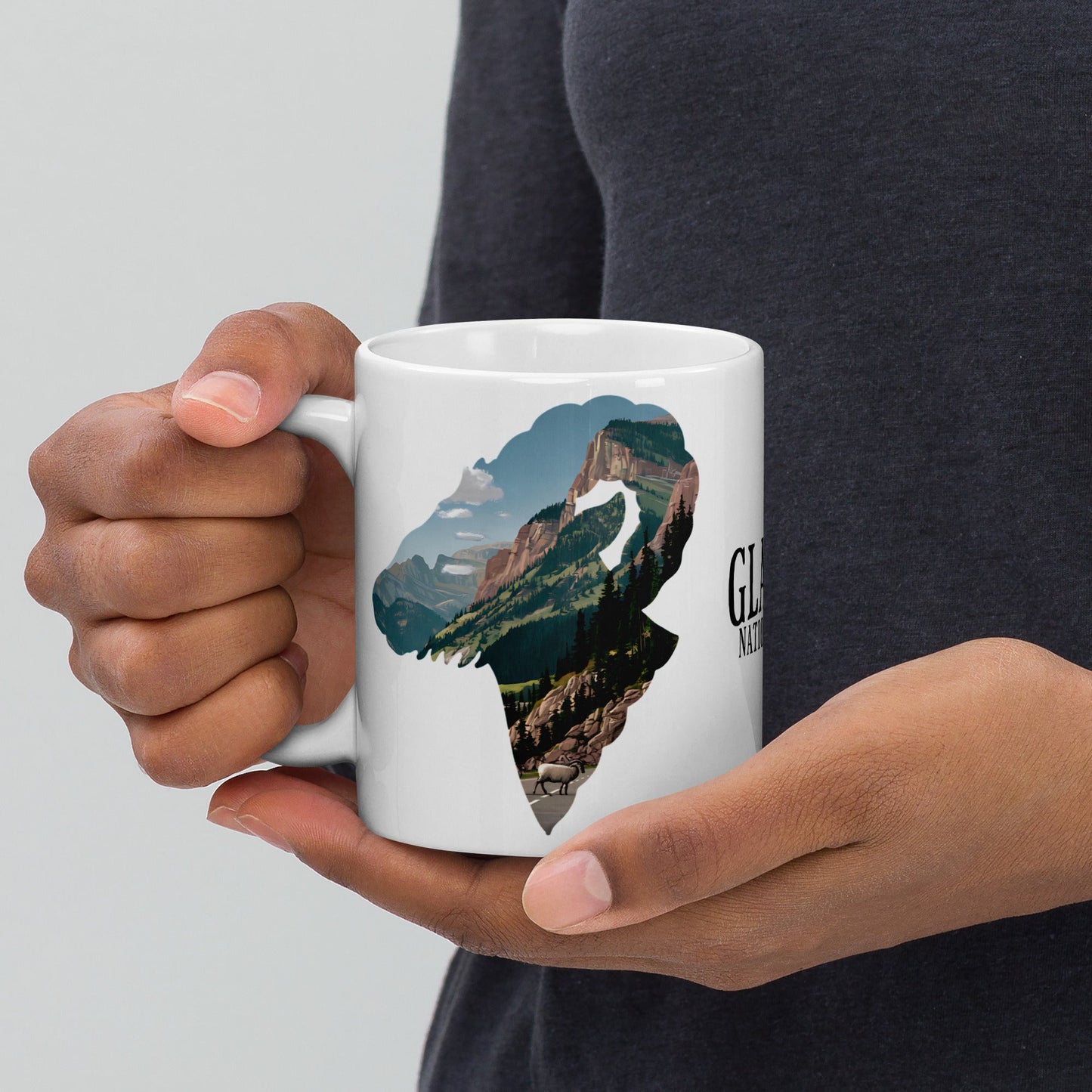 Glacier National Park Big Horned Sheep Mug