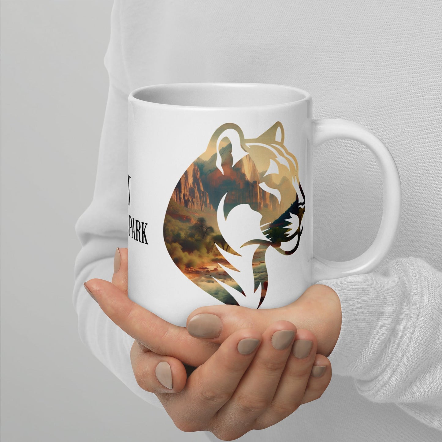 Zion Park Mountain Lion Mug