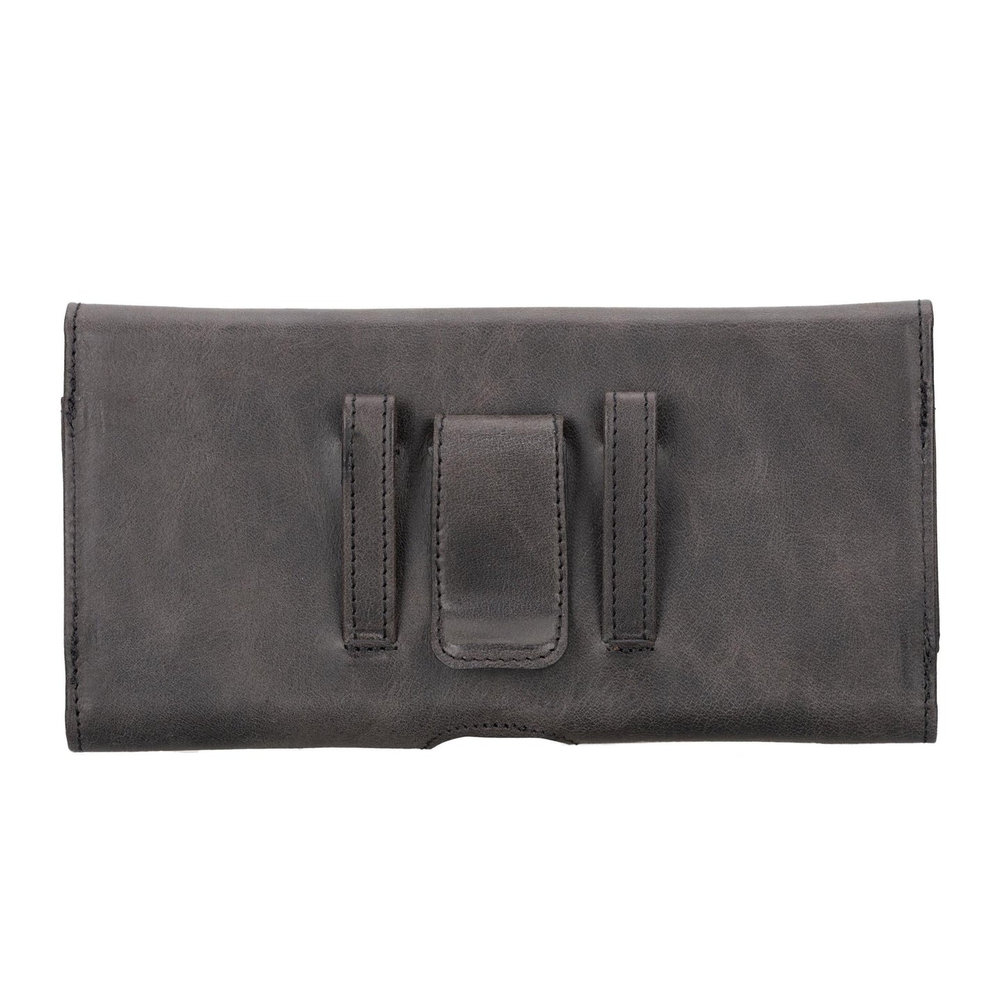 Yonkers Security Belt-Mounted Leather Phone Holster