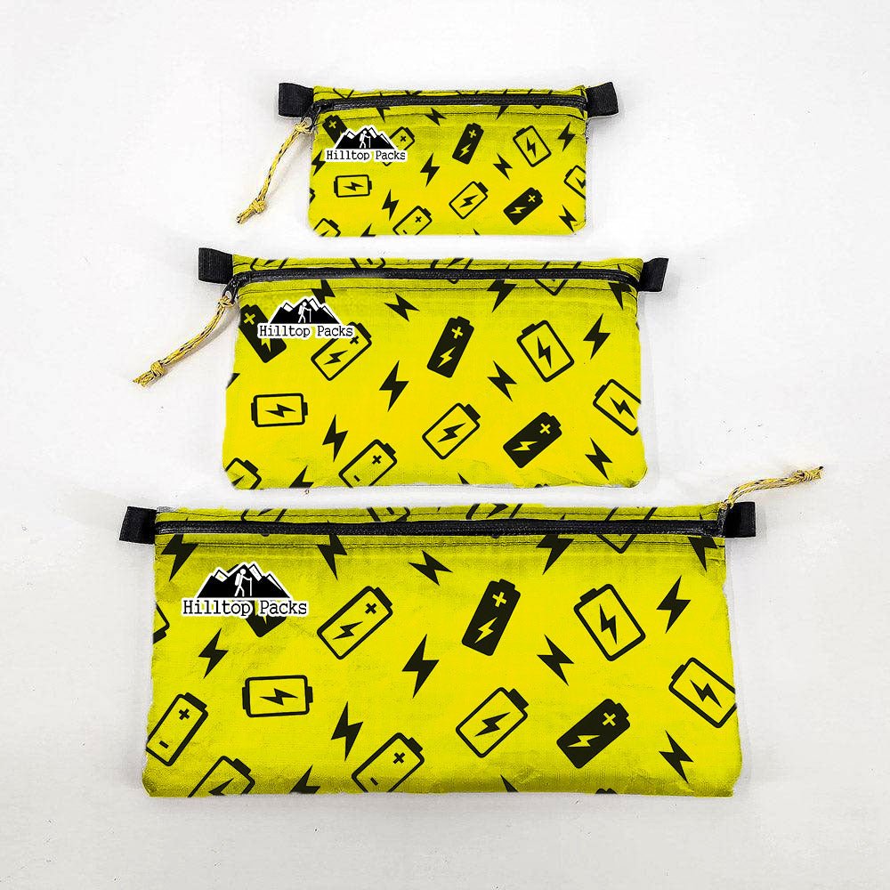 Zipper Pouches KIT Patterns Ultralight D50T fabric