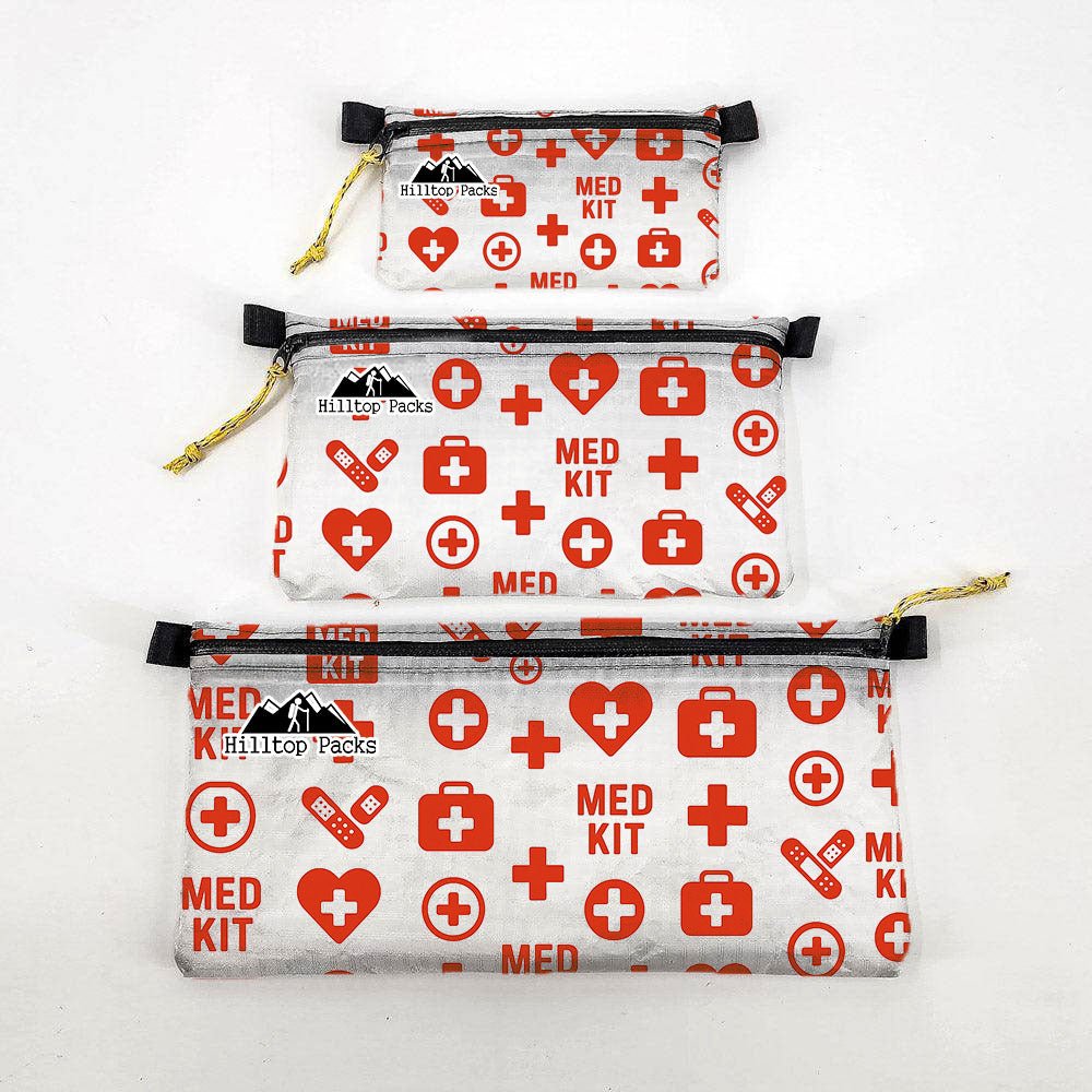 Zipper Pouches KIT Patterns Ultralight D50T fabric