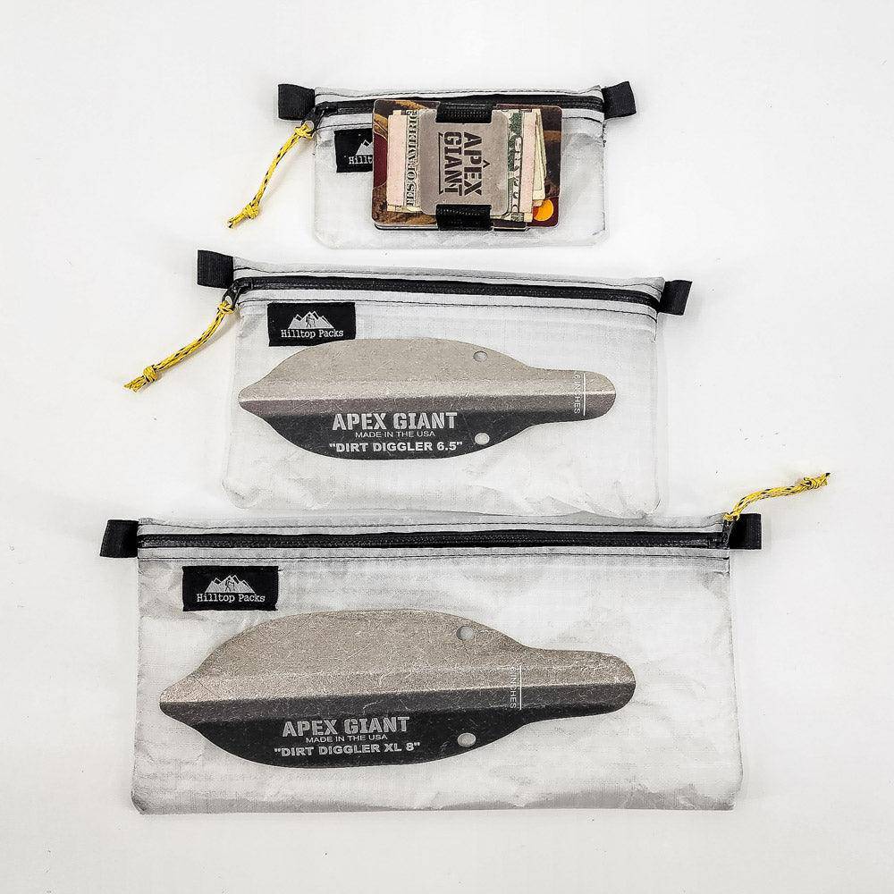 Zipper Pouches KIT Patterns Ultralight D50T fabric