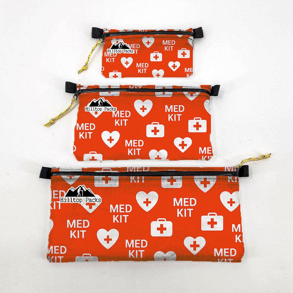 Zipper Pouches KIT Patterns Ultralight D50T fabric