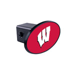Trik Topz Trailer Hitch Cover High Impact ABS NCAA Wisconsin Badgers Fits 2in Receiver
